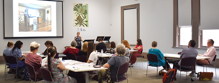 Speaker at workshop at State Library of SA