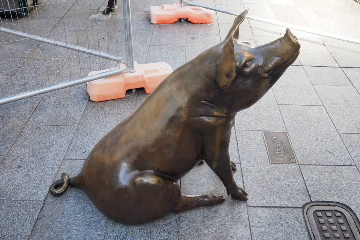 Detail of sculpture