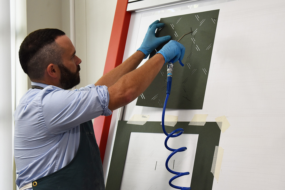 Conservator Paper and Books with Gunnar cutter